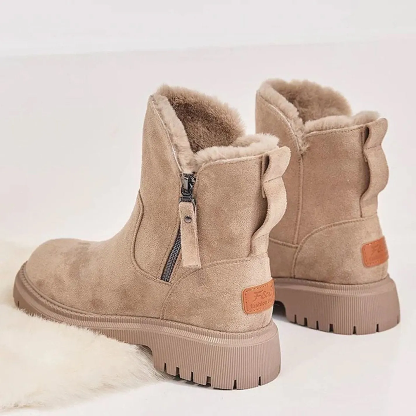 (1 1 FREE OFFER) Grace | Snow boots with lining