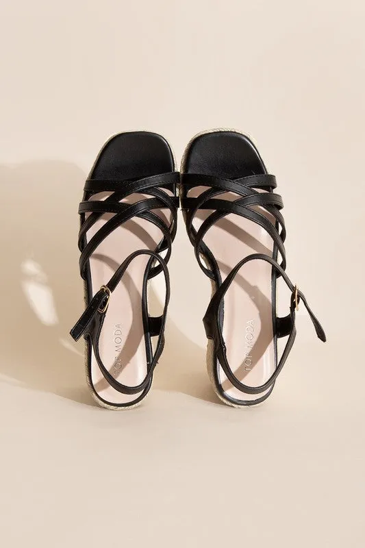 3 WEDGE SANDAL PLATFORM HEELS