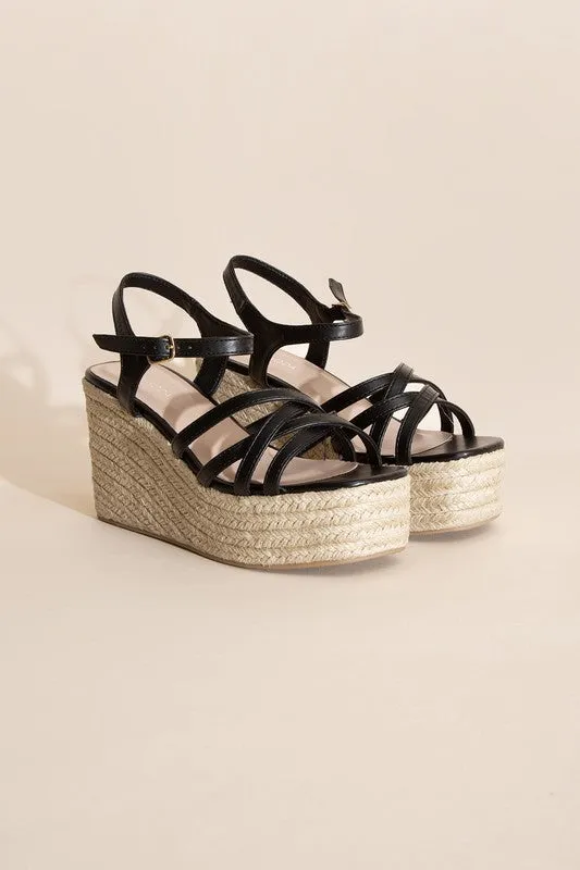 3 WEDGE SANDAL PLATFORM HEELS