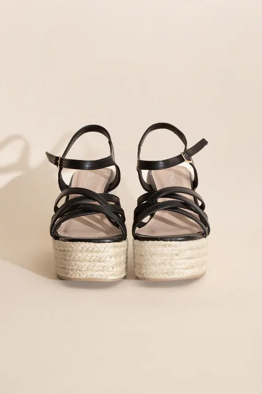 3 WEDGE SANDAL PLATFORM HEELS