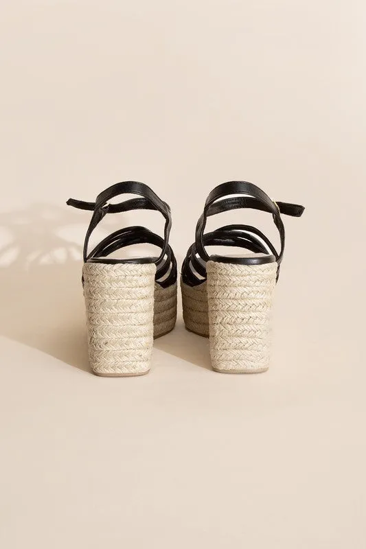 3 WEDGE SANDAL PLATFORM HEELS