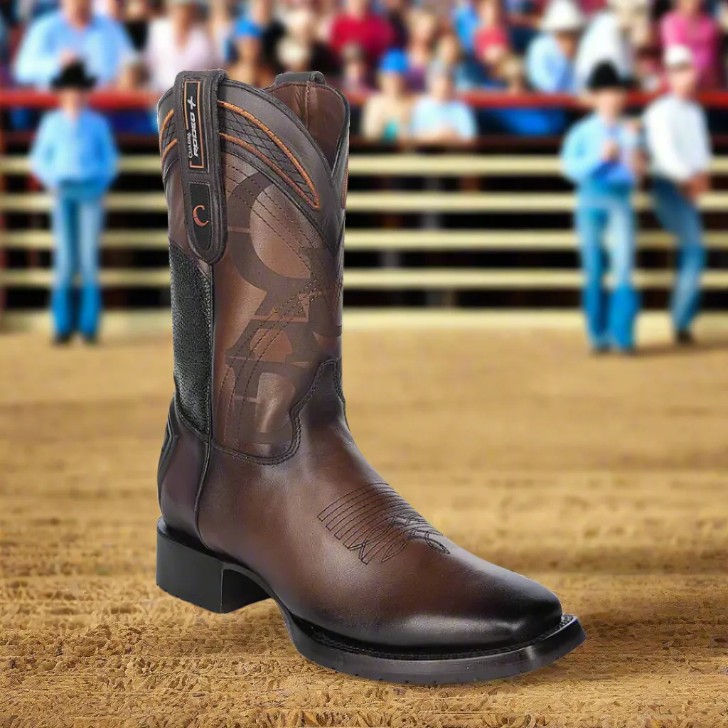 3Z20RS - Cuadra honey western cowboy rodeo cowhide leather boots