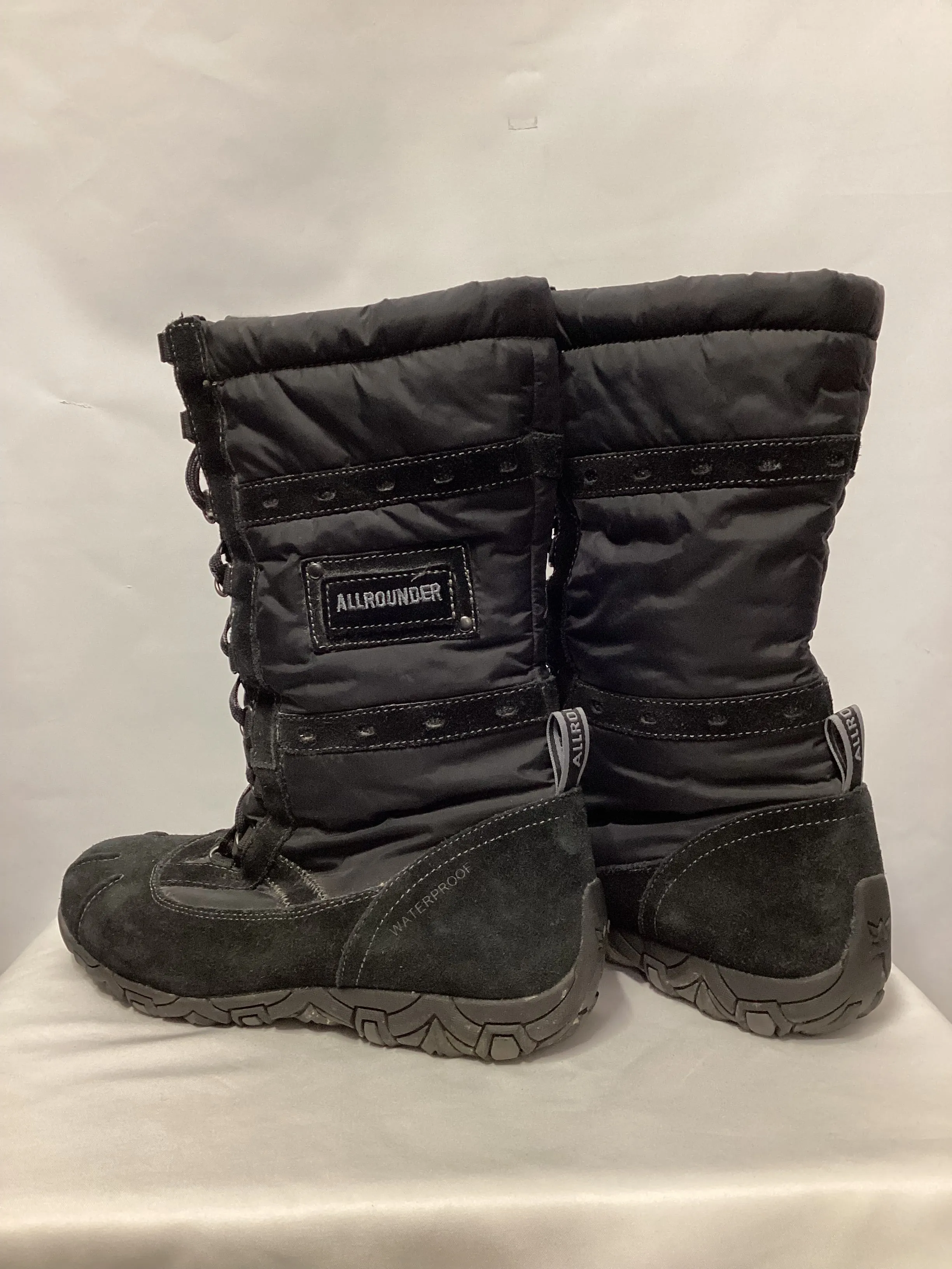 AllRounder Black Waterproof Snow Boots UK 6