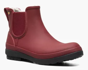 Amanda Chelsea II Women's Casual Waterproof Boot Burgundy
