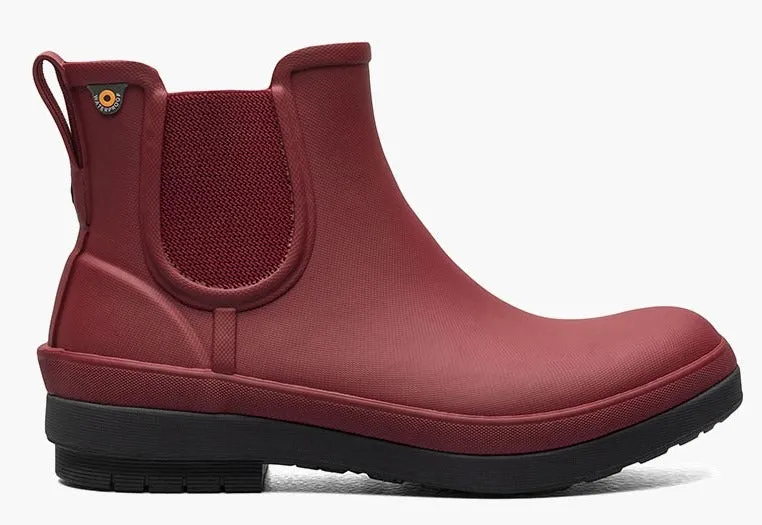Amanda Chelsea II Women's Casual Waterproof Boot Burgundy