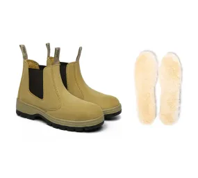Australian Shepherd® Work Safety Boots Mens Arlo Steel Toe Cap with Wool Insole