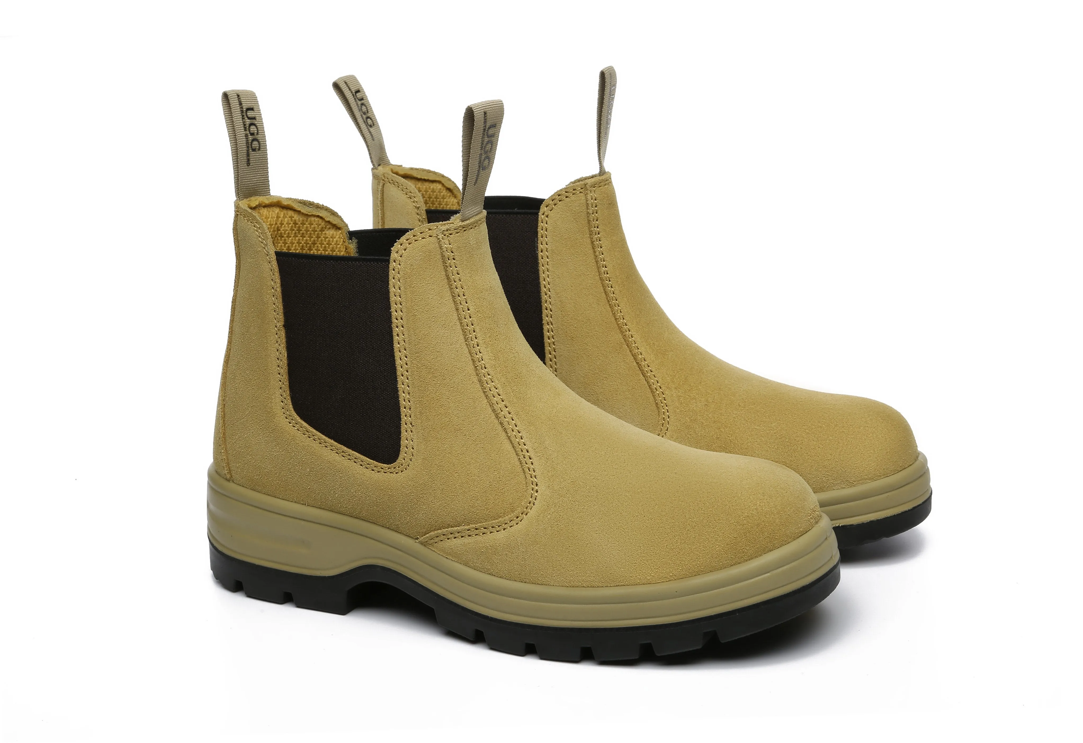 Australian Shepherd® Work Safety Boots Mens Arlo Steel Toe Cap with Wool Insole