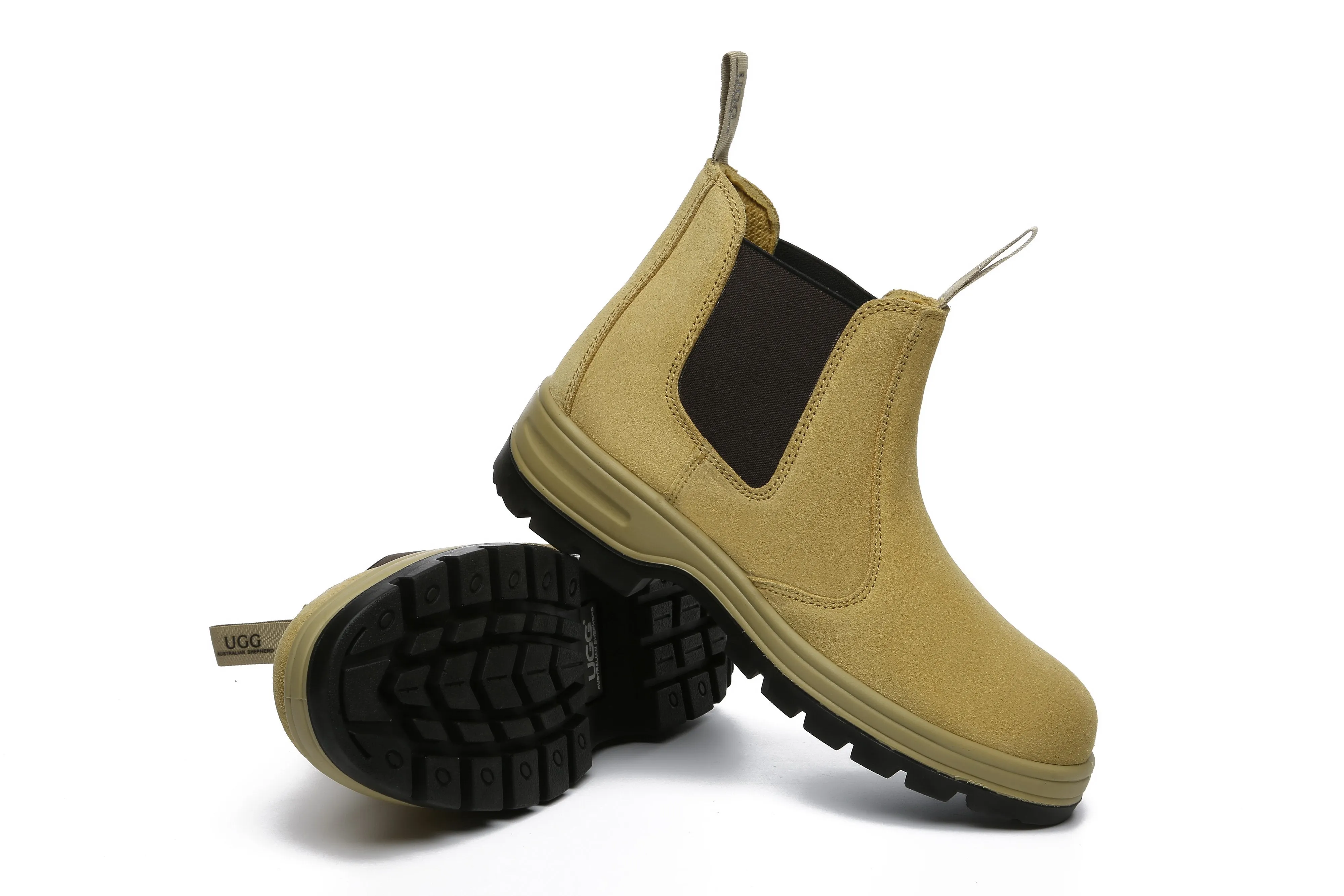 Australian Shepherd® Work Safety Boots Mens Arlo Steel Toe Cap with Wool Insole