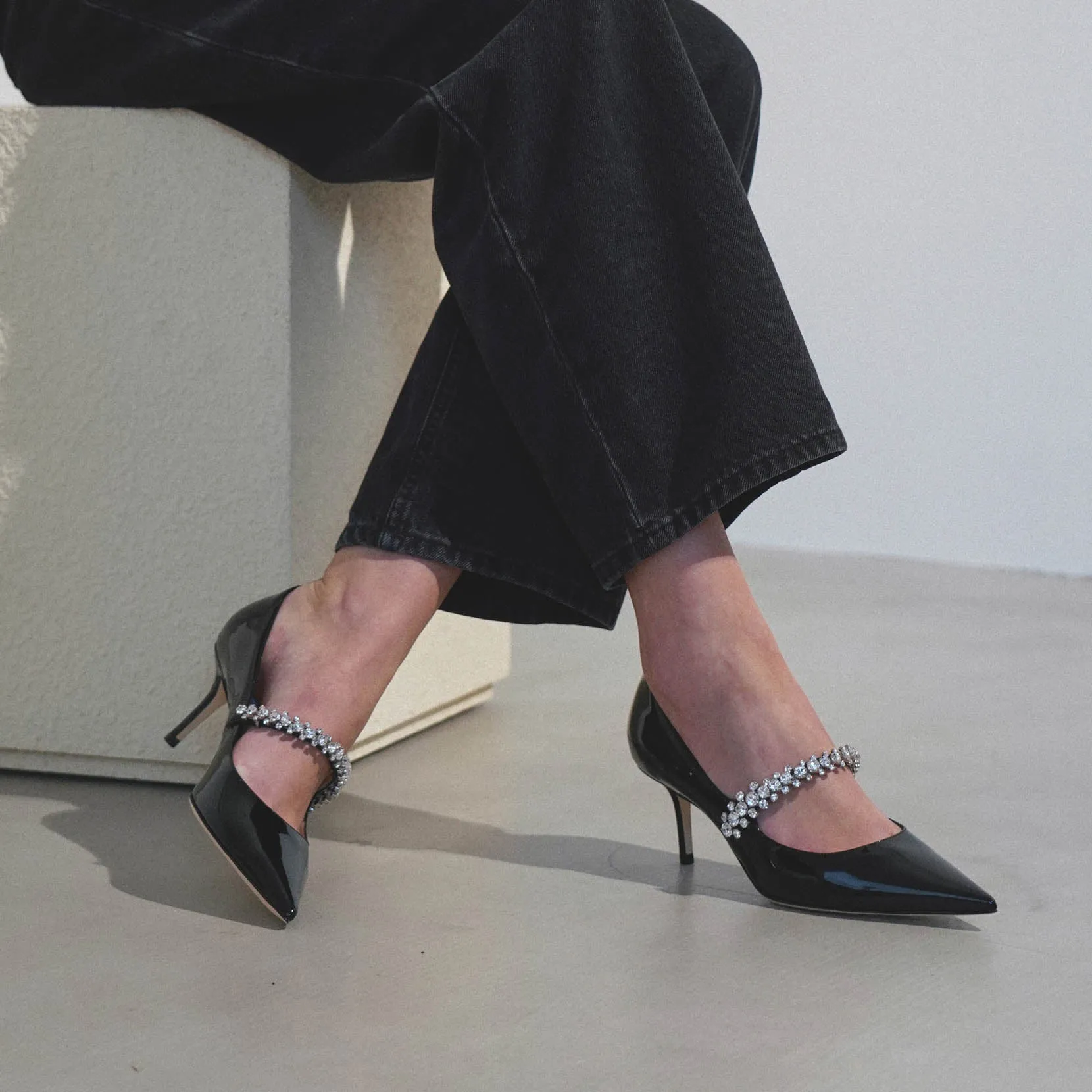 Bing pump 65 black patent pumps