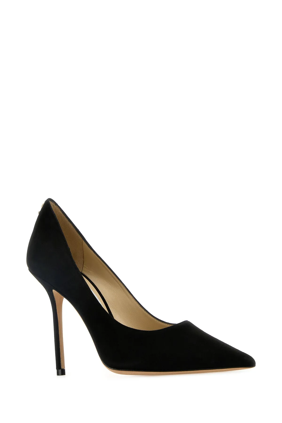 Black suede Love 100 pumps