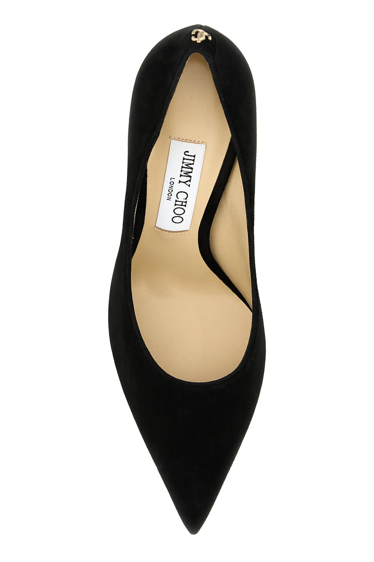 Black suede Love 100 pumps