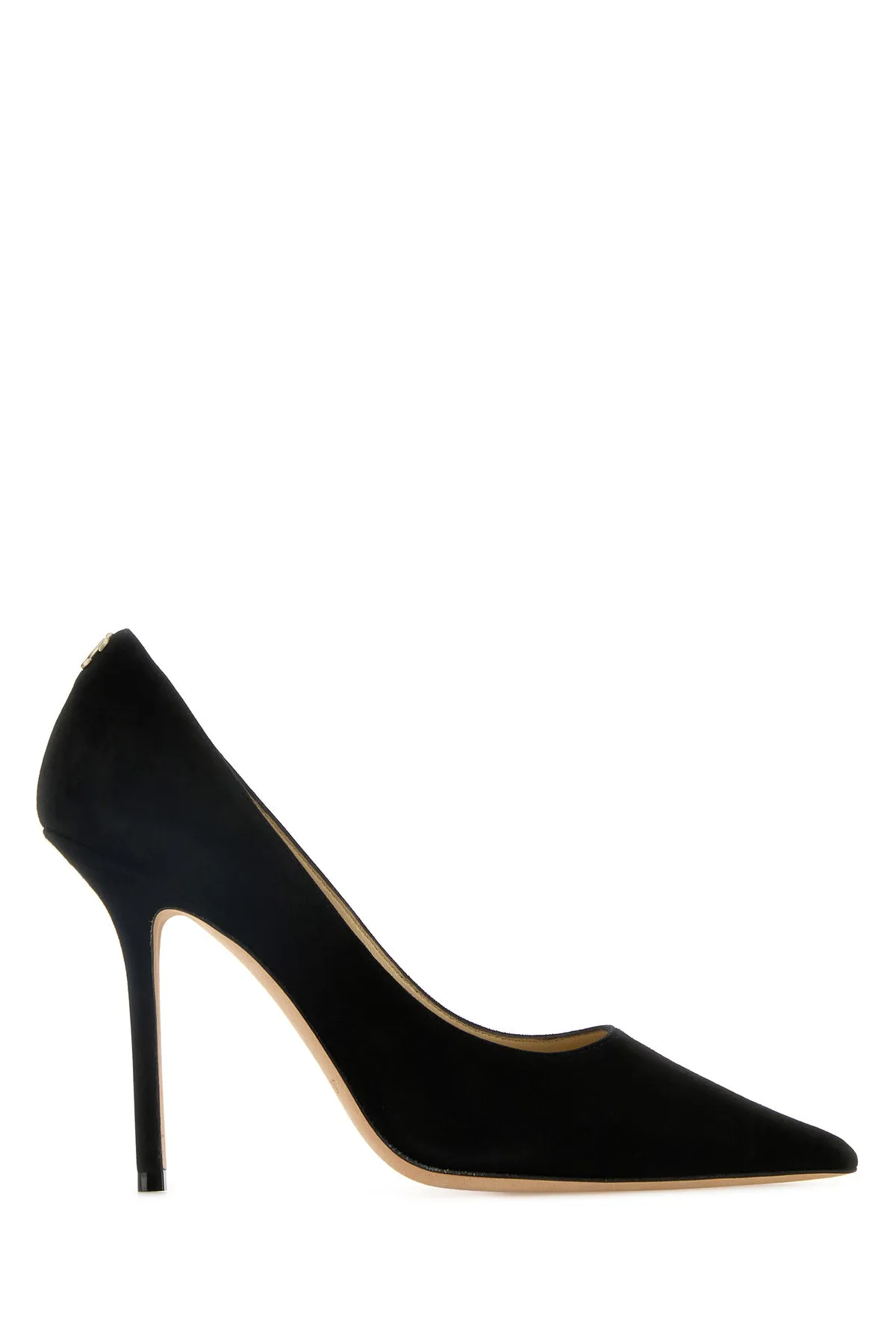 Black suede Love 100 pumps