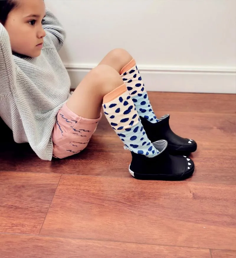 Boxbo Snow Blue Socks