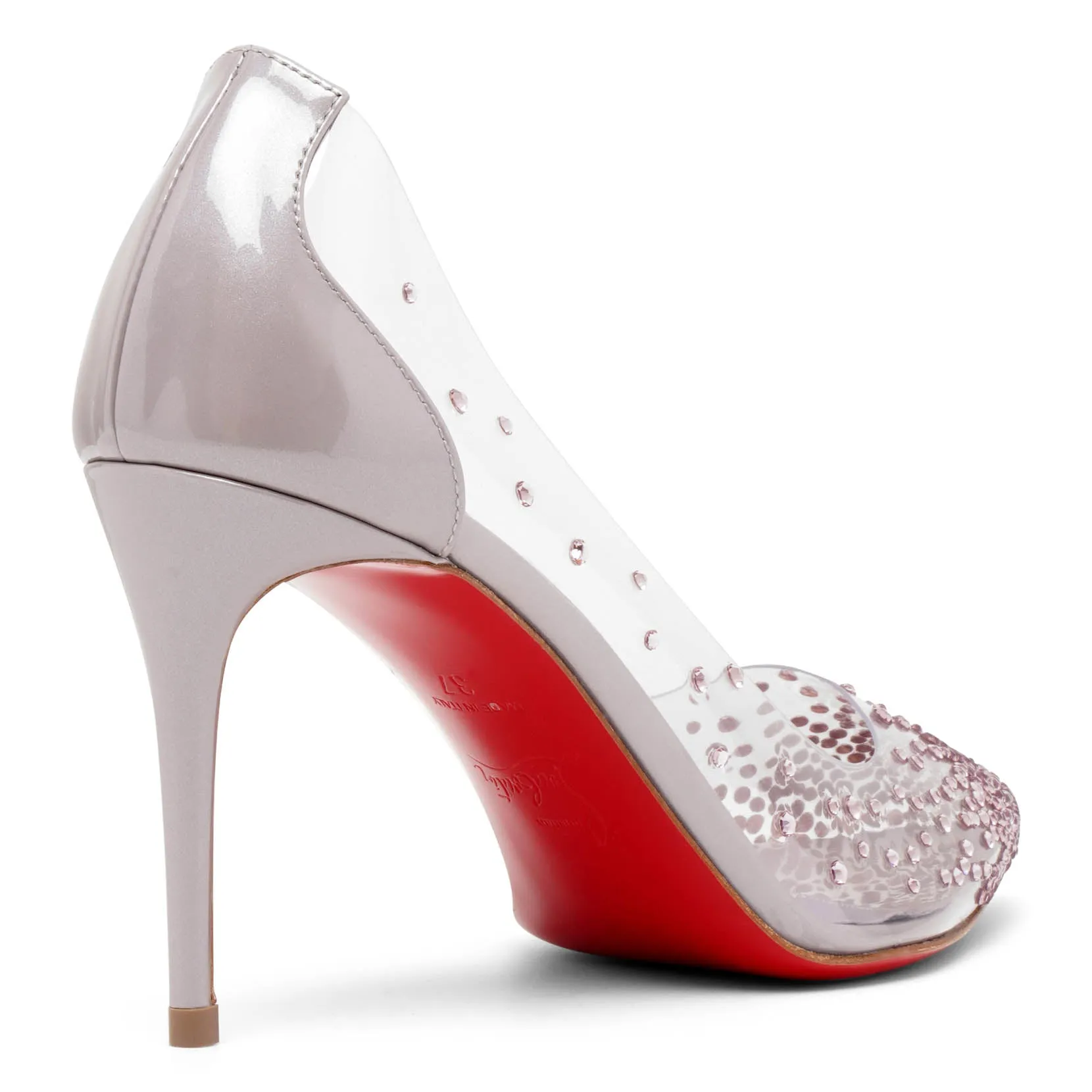 Degrastrass 85 lilac metallic pumps