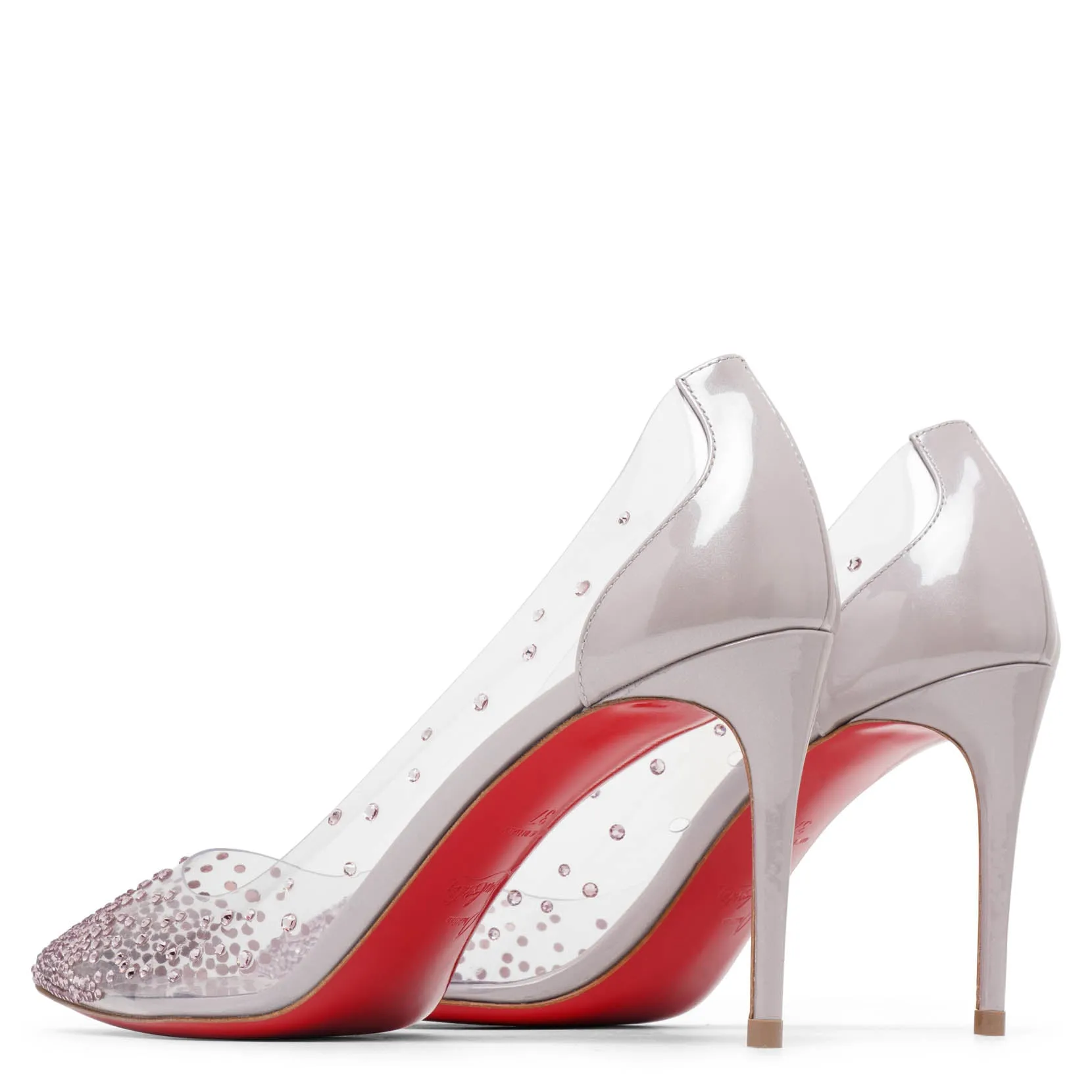 Degrastrass 85 lilac metallic pumps