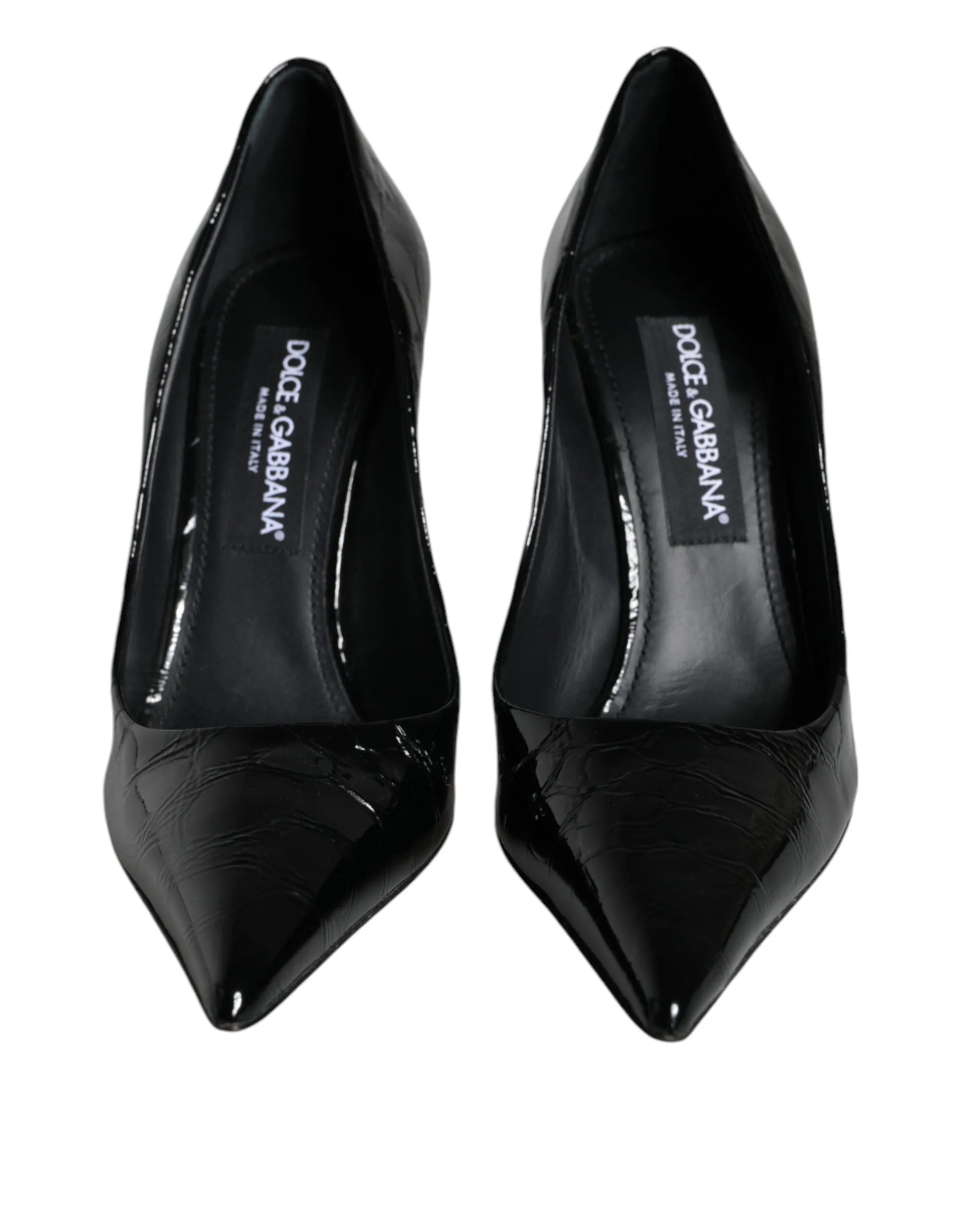 Dolce & Gabbana Pumps In Black Patent Leather