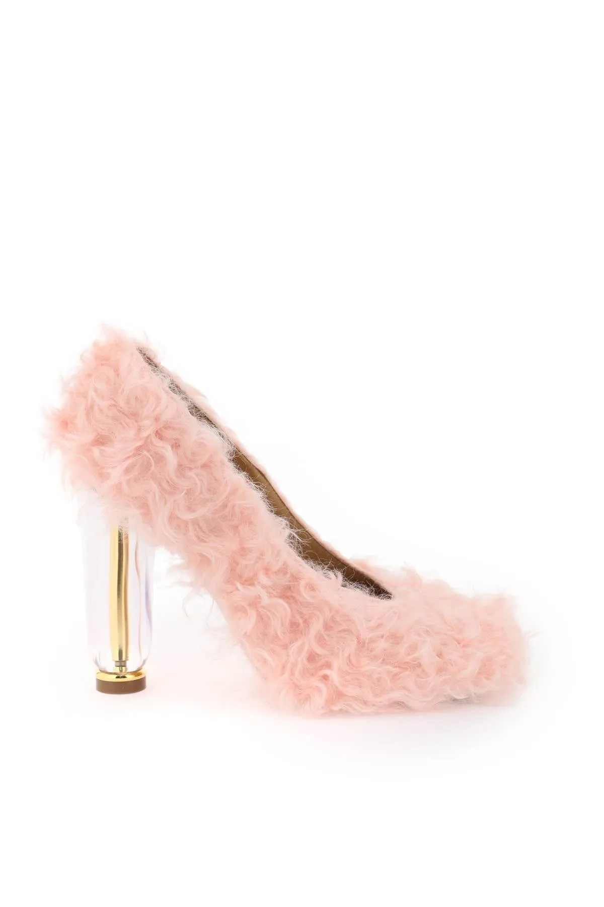 Dries van noten faux fur pumps