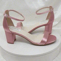 Dusty Rose Block Heels Dusty Rose Wedding Shoes Pink Bridesmaids Shoes