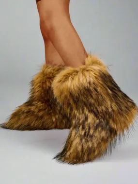 Faux Fur Warm Snow Boots