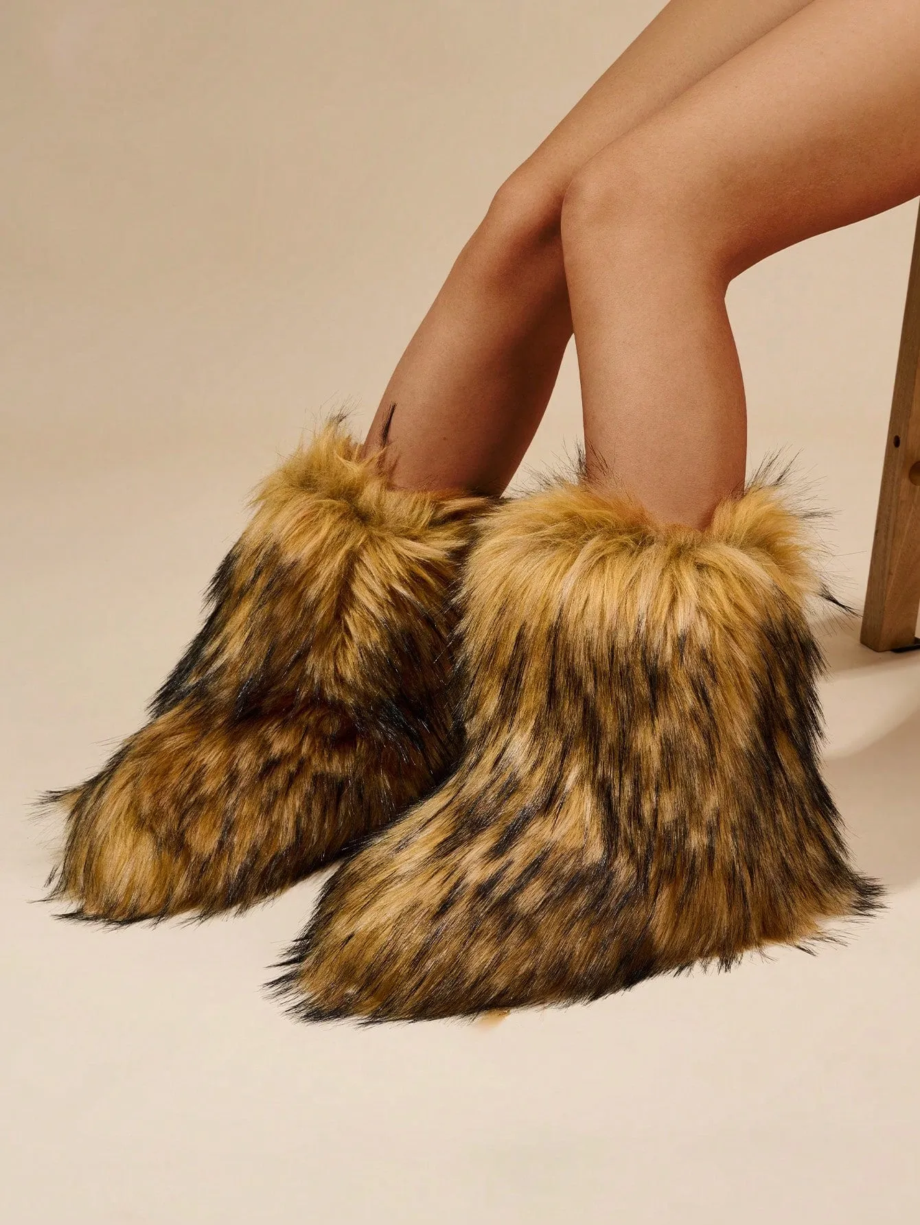 Faux Fur Warm Snow Boots