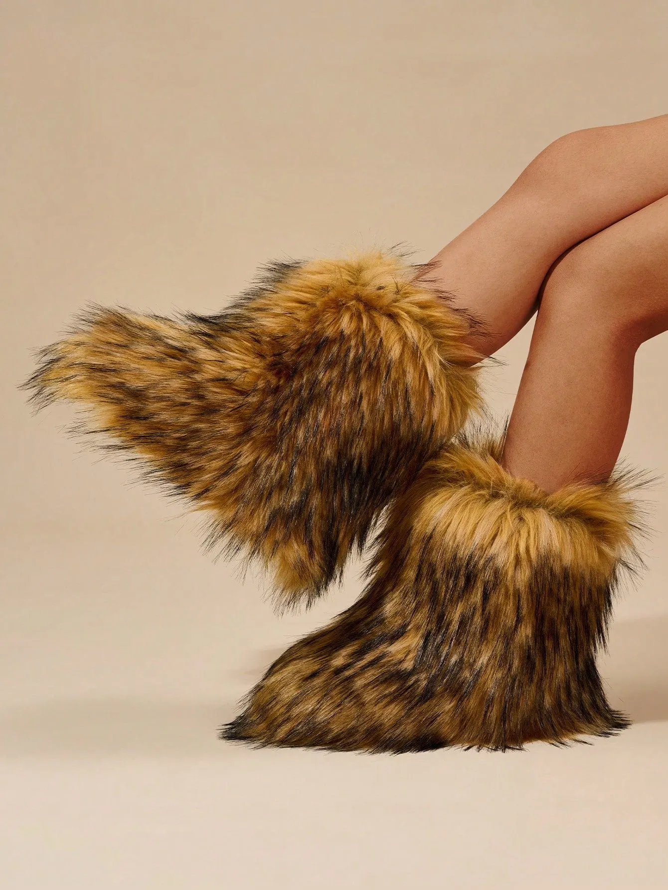 Faux Fur Warm Snow Boots