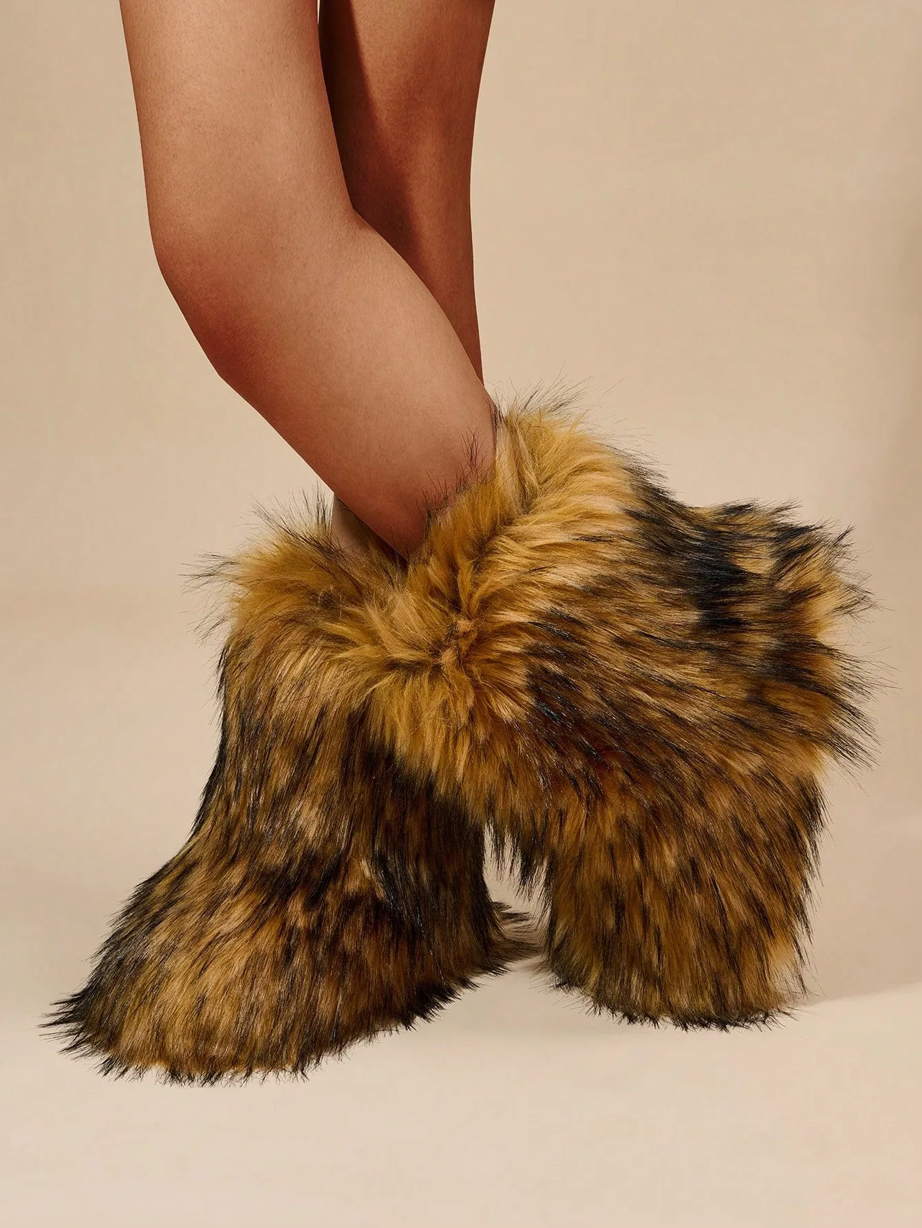 Faux Fur Warm Snow Boots