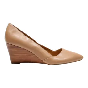 FRANCO SARTO Wedge Heels Pink Leather Womens UK 6