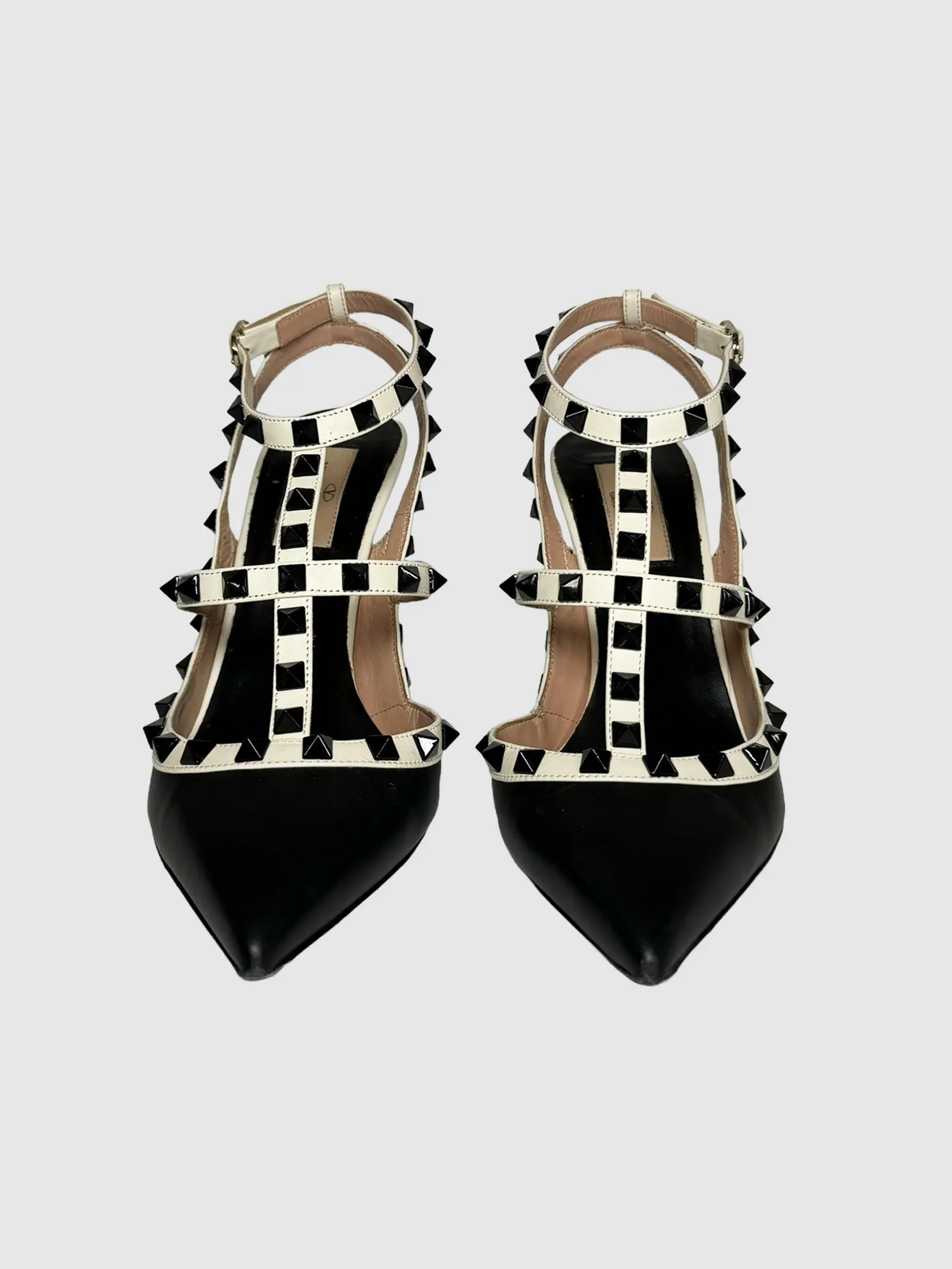 Garavani Rockstud Ankle Strap Pumps - Size 37.5