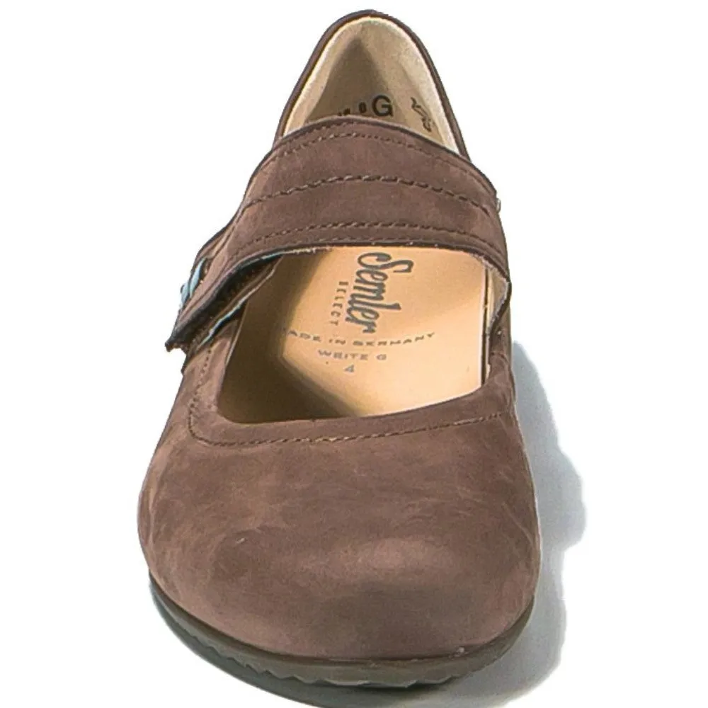 Gina Asphalt Semler Mary Jane Wedge Pump