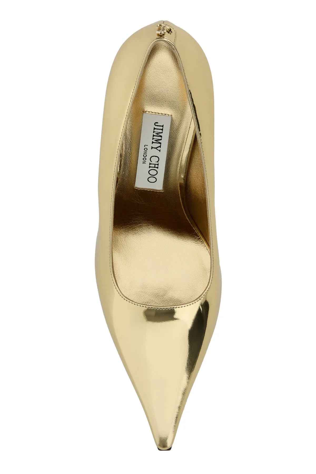 Gold leather Ixia pumps