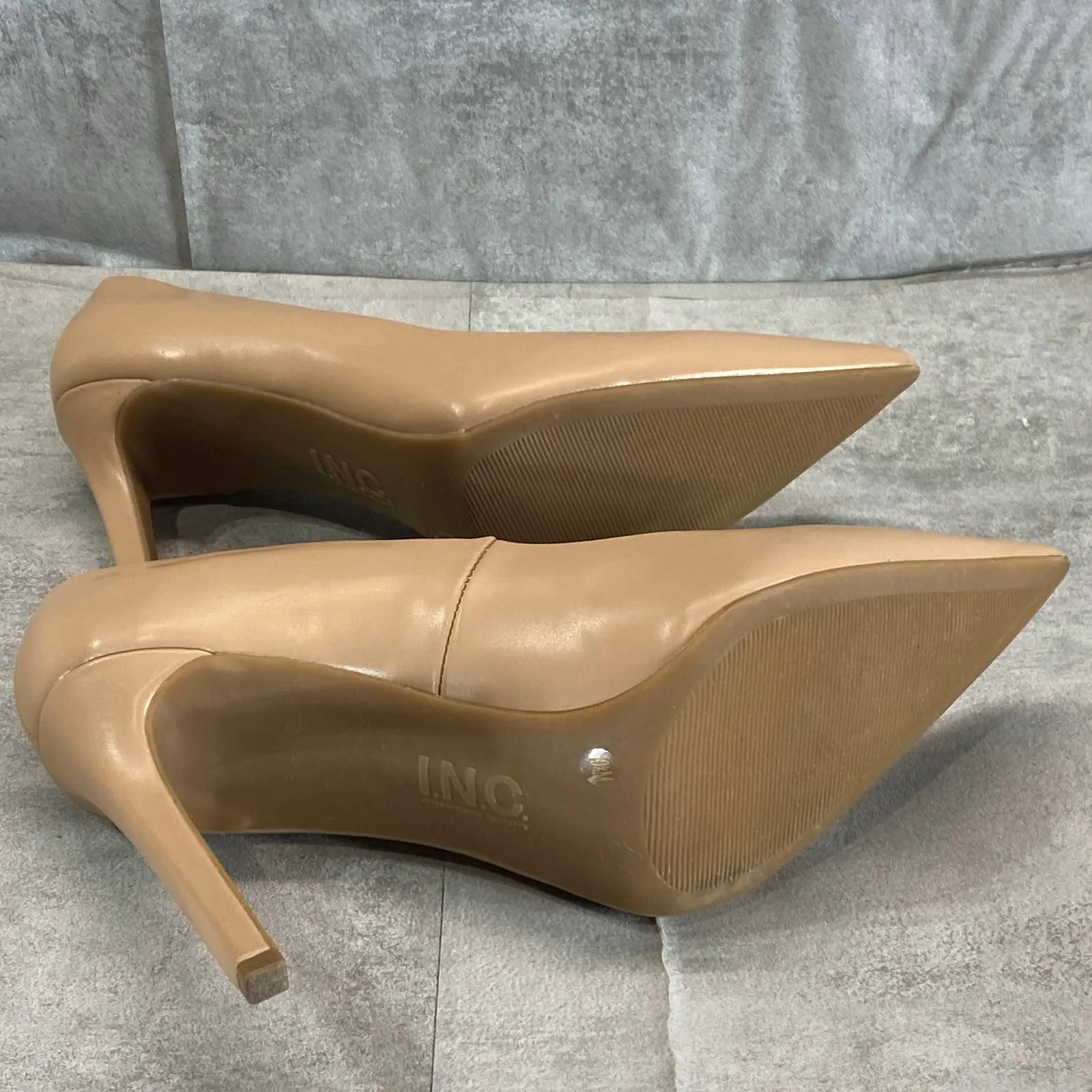 INC INTERNATIONAL CONCEPTS Women's Dark Almond Shelya Pointed-Toe Pumps SZ 10.5