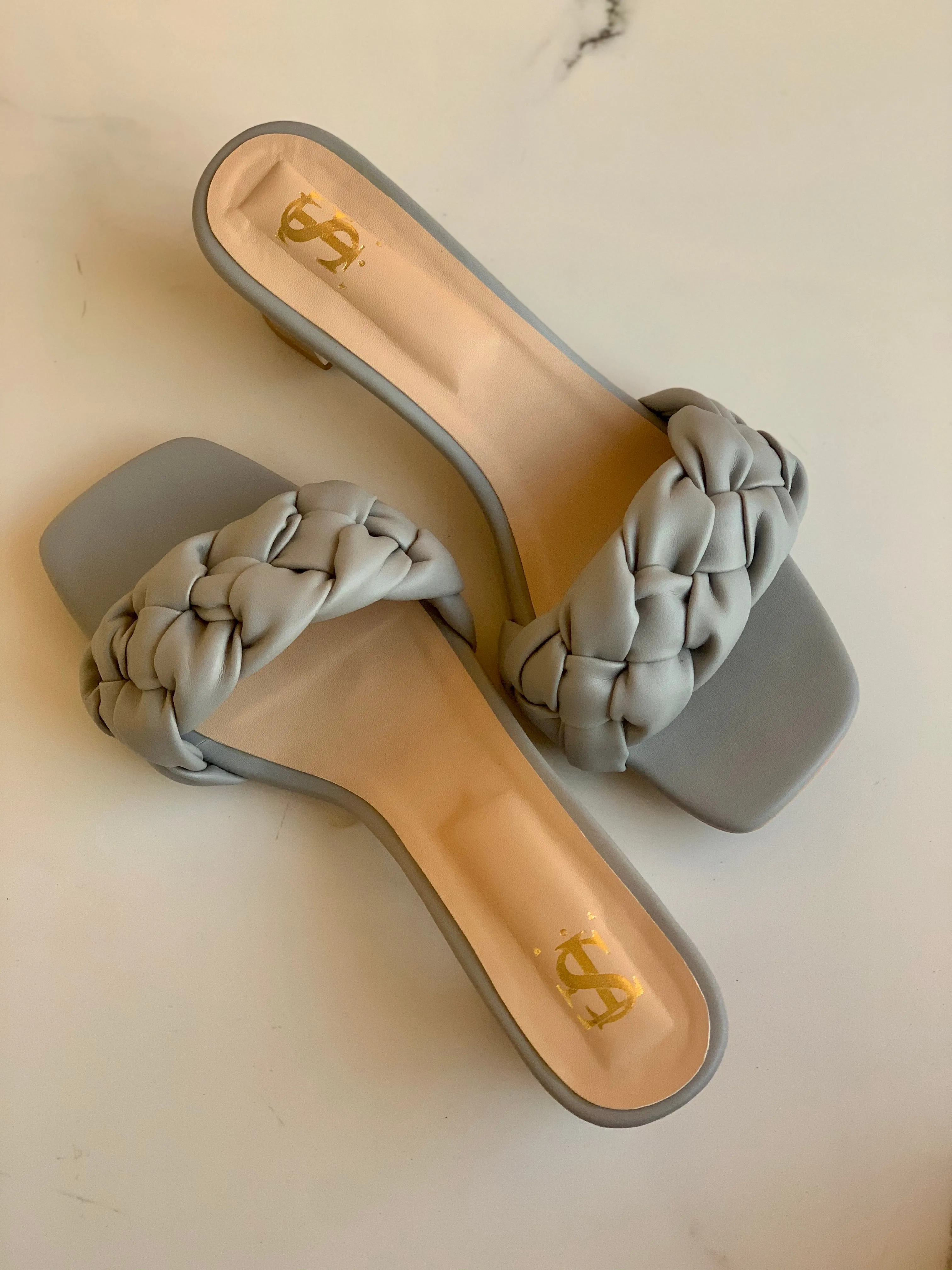 Jane Soft Braided Transparent heels