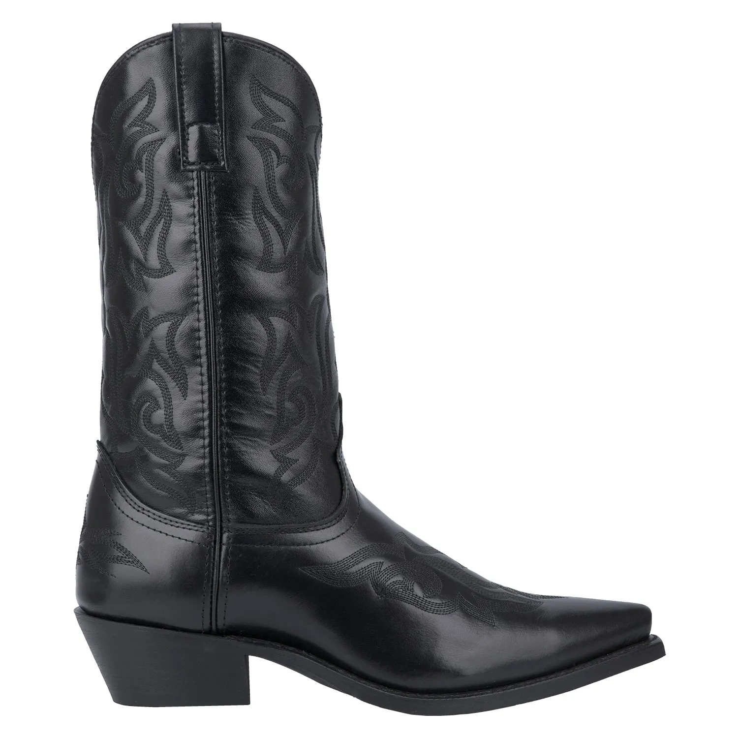 Laredo Mens Hawk Cowboy Boots Leather Black