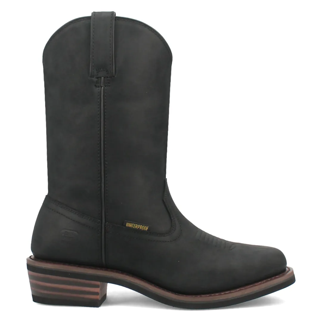 Las Cruces Waterproof Leather Boot - Black/Black - DP69690