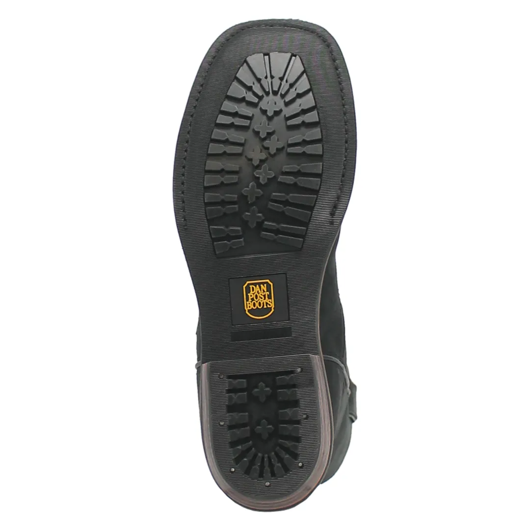 Las Cruces Waterproof Leather Boot - Black/Black - DP69690