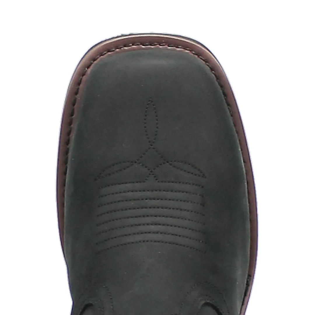 Las Cruces Waterproof Leather Boot - Black/Black - DP69690