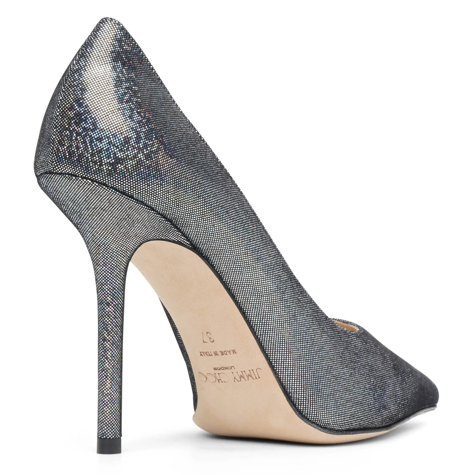 Love 100 silver pumps