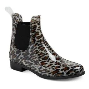 <p><strong>Women's Alex Ankle Rain Boots by Merona - Leopard - Size 7&nbsp;</strong></p>