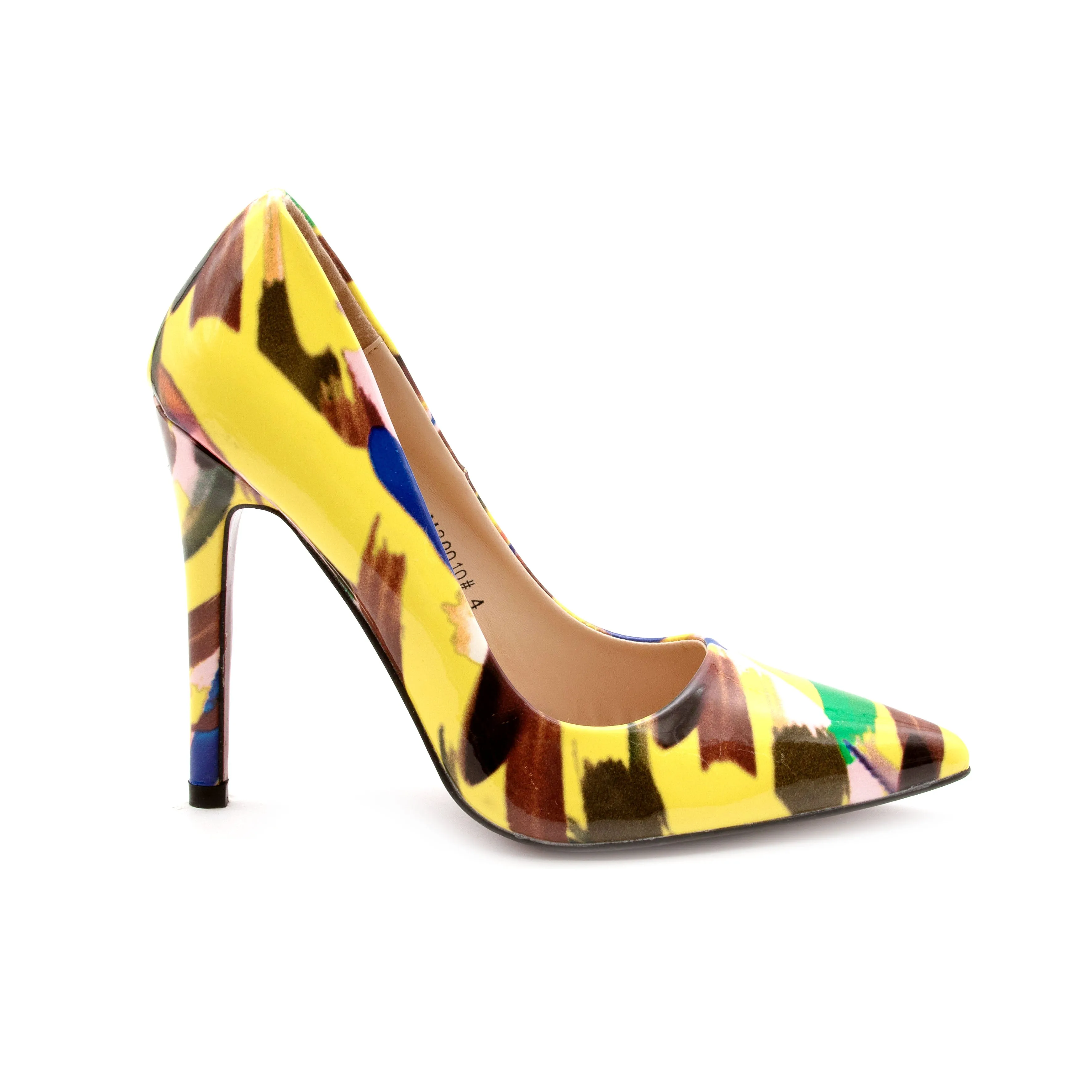 Multicolor Stilettos Heel Pumps
