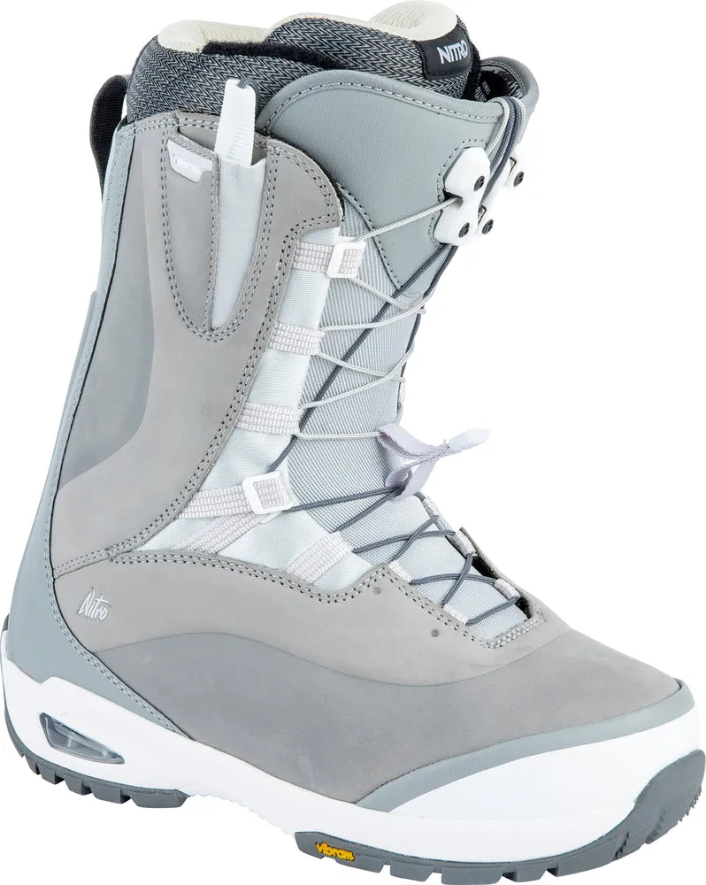 Nitro Bianca TLS Womens Snowboard Boots in Iron 2024