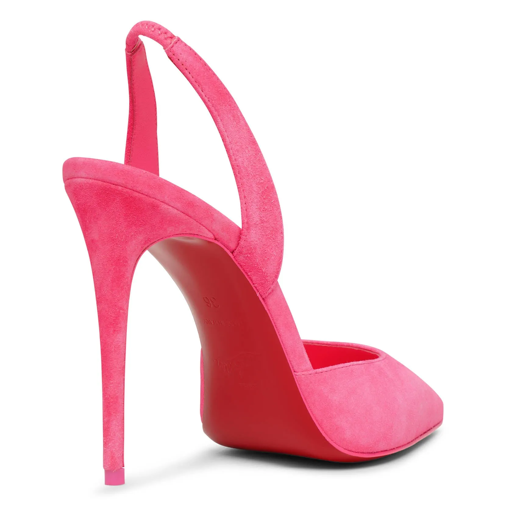O Kate 100 sling pink suede pumps