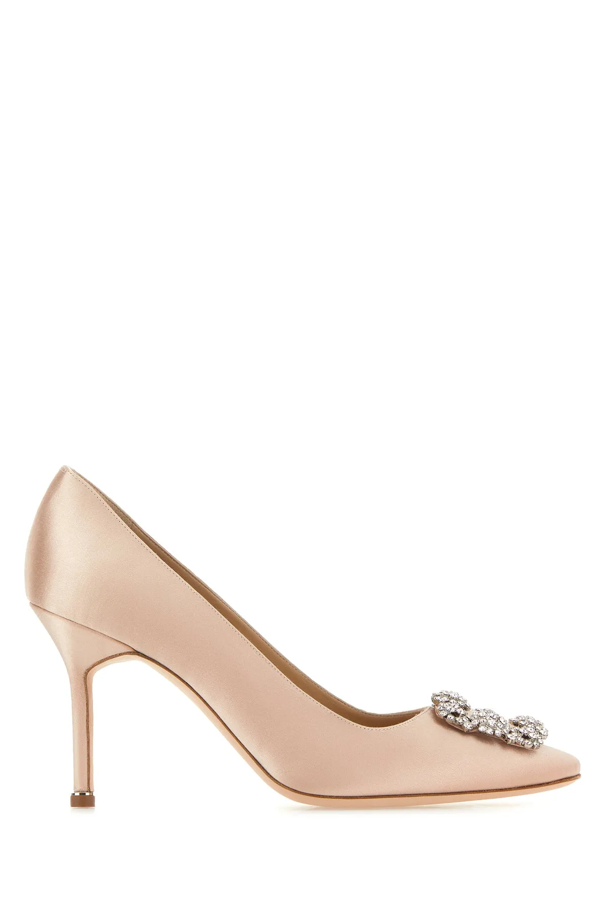 Pink satin Hangisi pumps