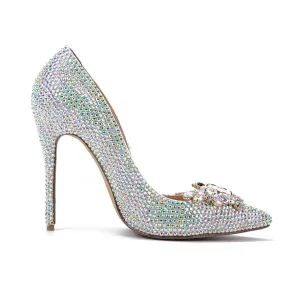 Point Toe Patent Leather Sexy Close Toe Pumps