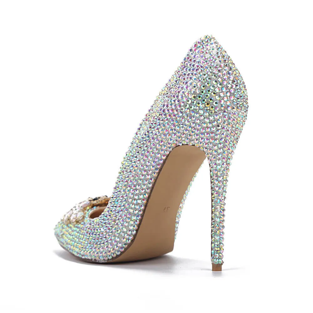 Point Toe Patent Leather Sexy Close Toe Pumps
