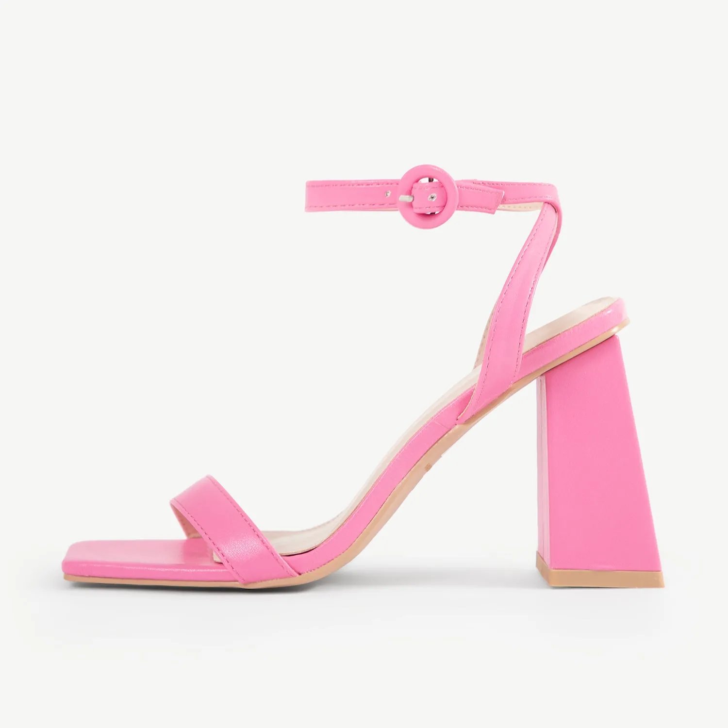 RAID Clair Block Heel In Pink