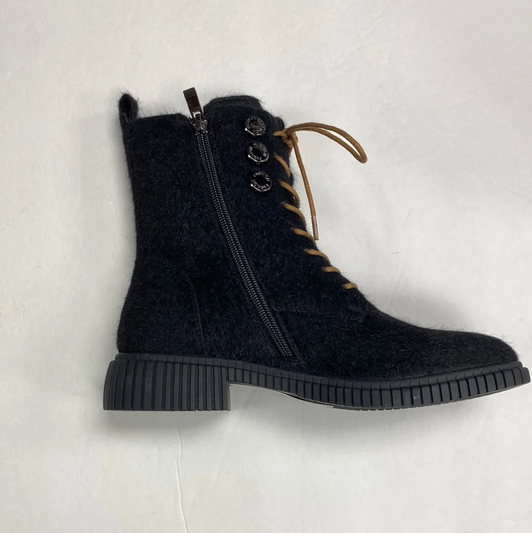 SALE FW22 Lolit BT119 Black Suede Workboot