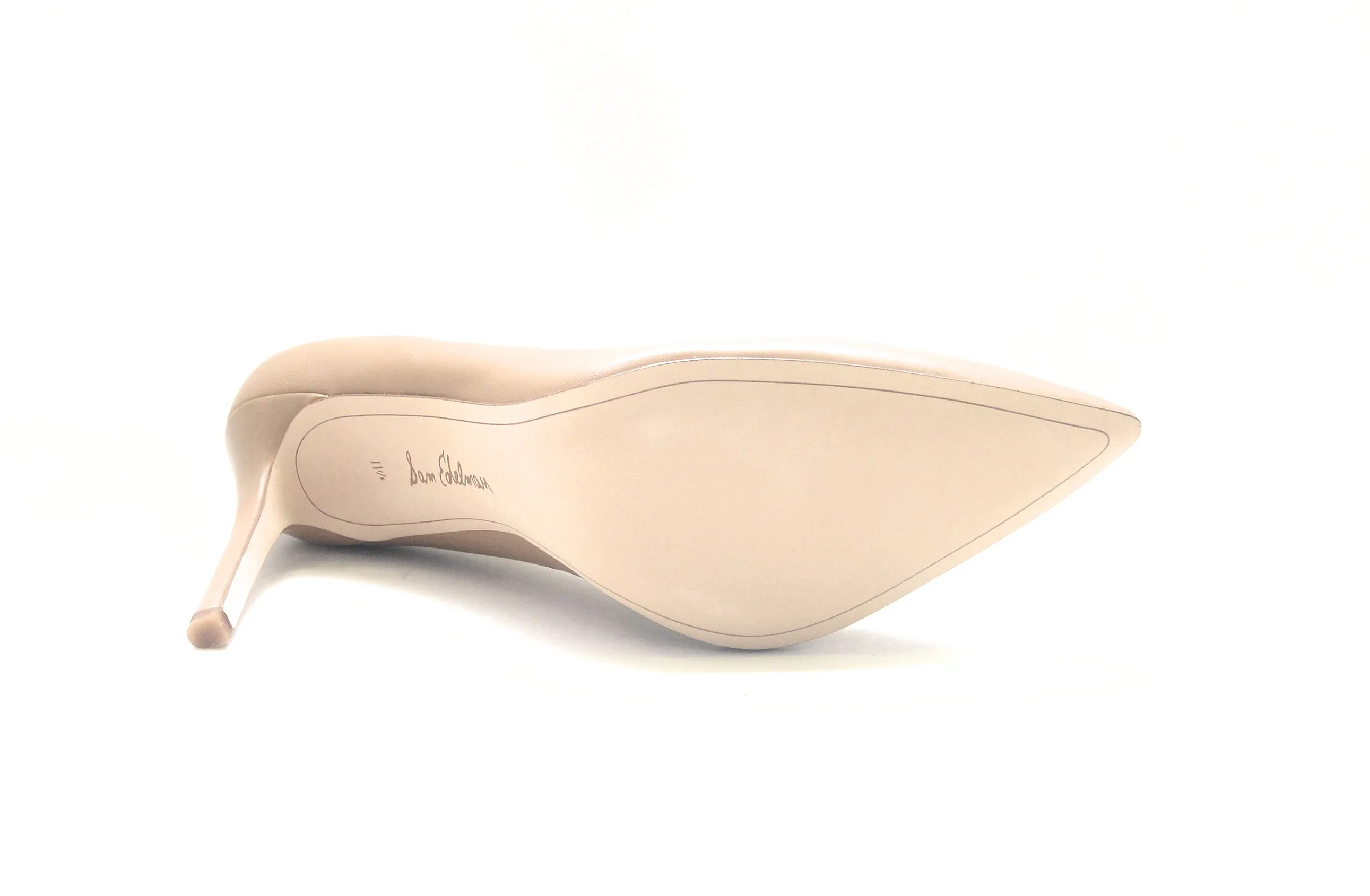 Sam Edelman Hazel Camel Yellow Stiletto Dress Shoes Pointed Toe Pump (Camel Yellow, 11.5)