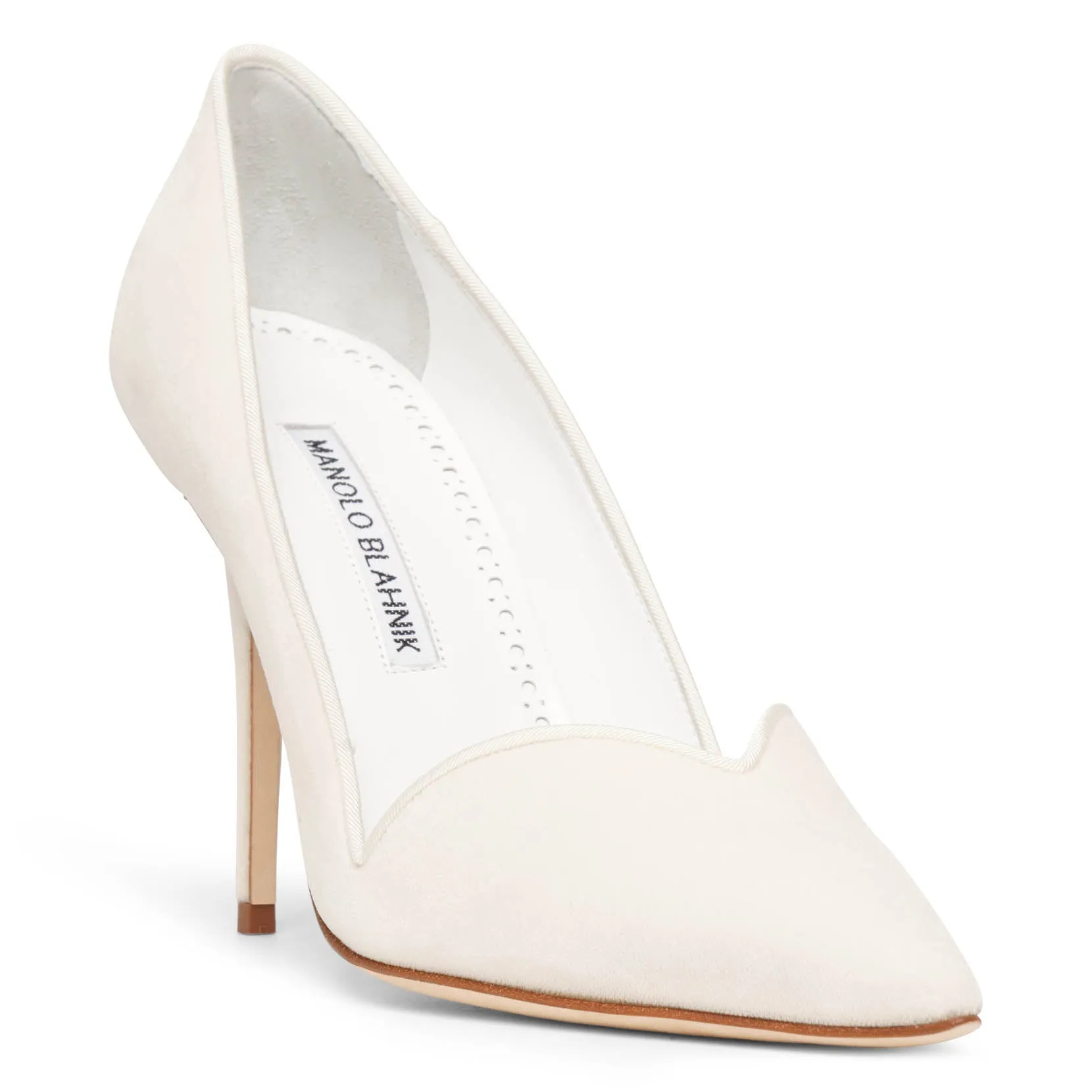 Sinbelahi 105 cream velvet pumps