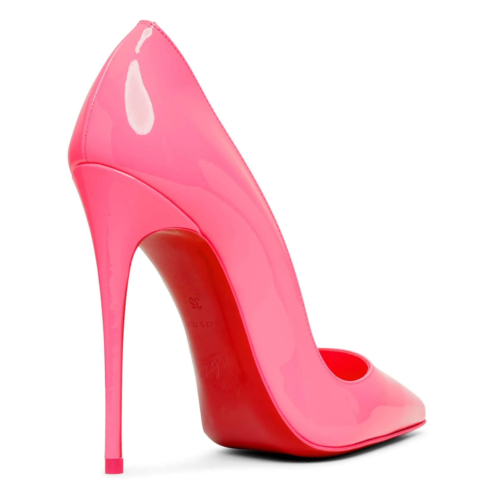 So Kate 120 pink patent pumps