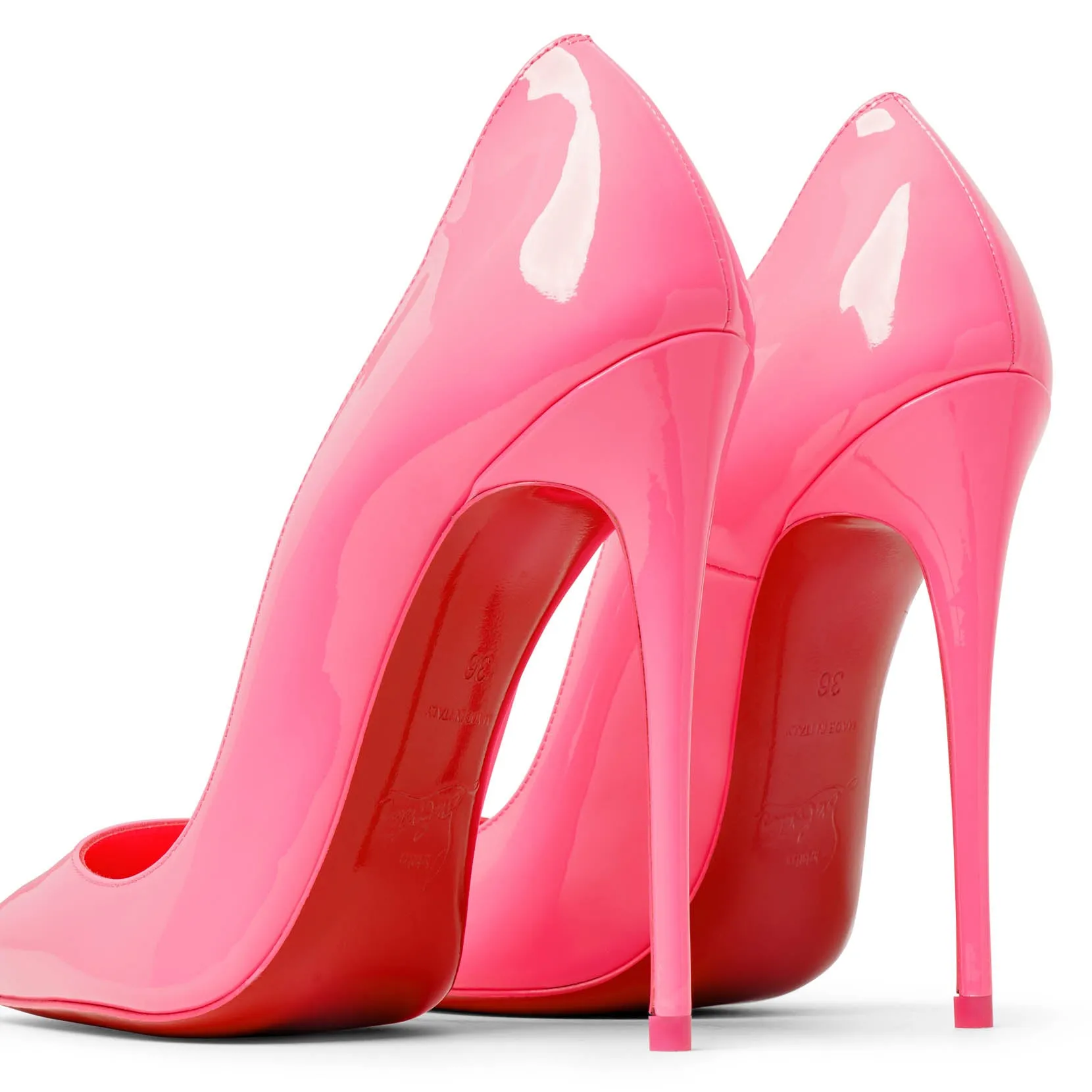 So Kate 120 pink patent pumps